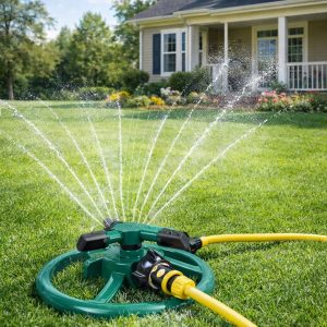 Ujitës rrotullues 360° për kopsht